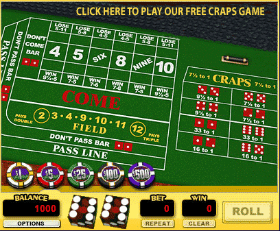 free online craps game no download